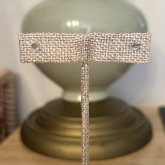 Pumpkin Fall Stud Earrings Autumn Print Lightweight Acrylic Handmade - Picture 3 of 5